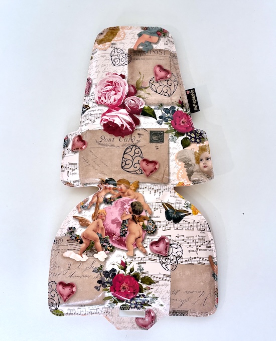 Angels pink inlay kussen voor de bobike mini