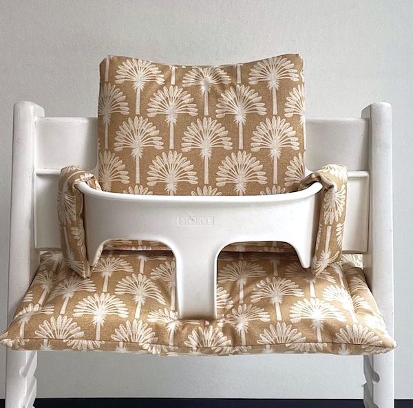 Boho Ibiza gecoate kussens voor de stokke tripp trapp kinderstoel