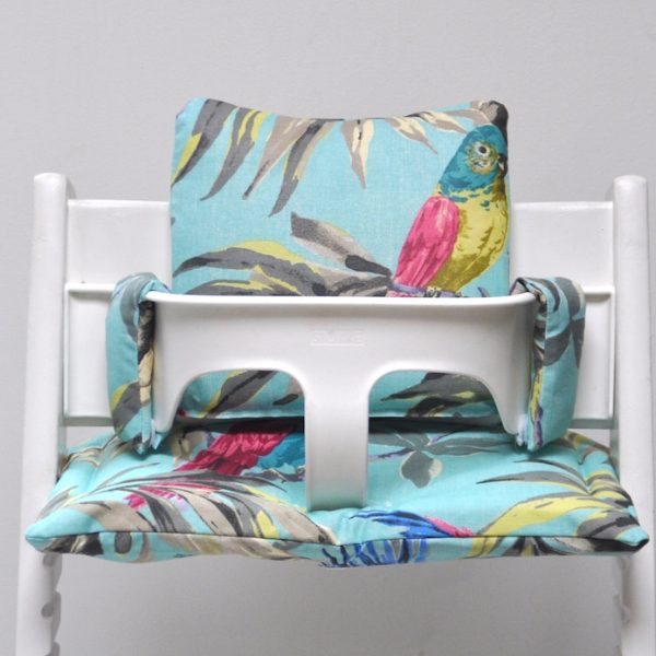 Aqua tropical gecoate stoelverkleiner kussens voor stokke tripptrapp kinderstoel