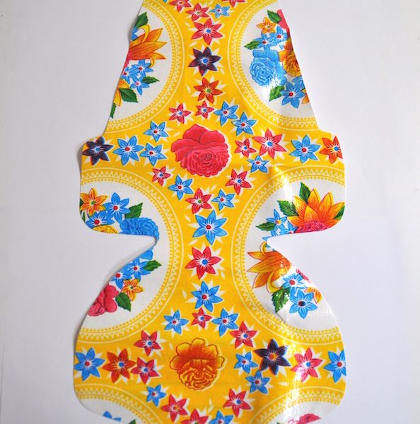 Yellow roses inlay kussen voor de bobike maxi