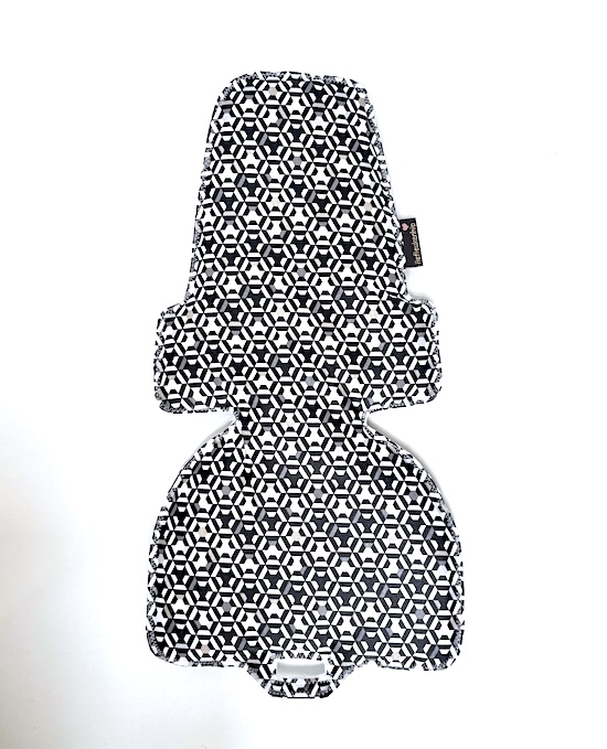 Geometric inlay kussen voor de bobike mini