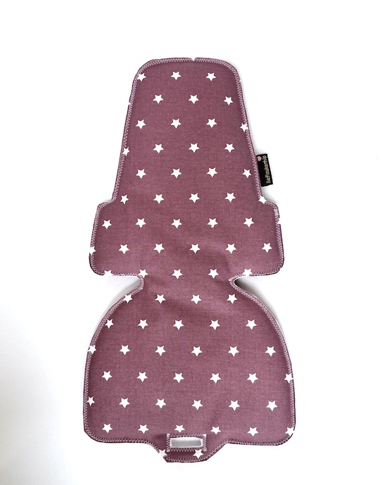 Vintage pink stars inlay kussen voor bobike mini