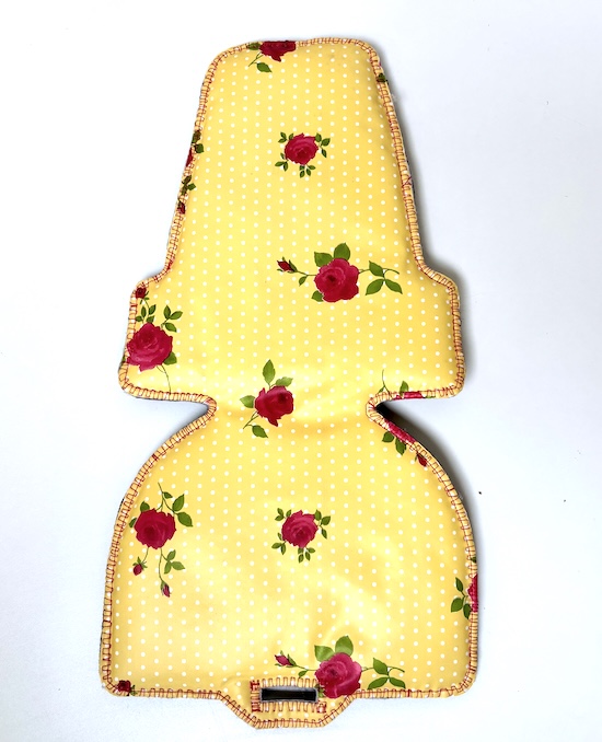 Little roses yellow inlay kussen voor bobike mini