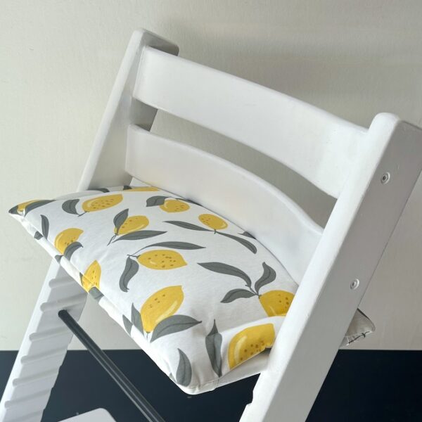 Lemon gecoat zitkussen voor de Tripp Trapp kinderstoel