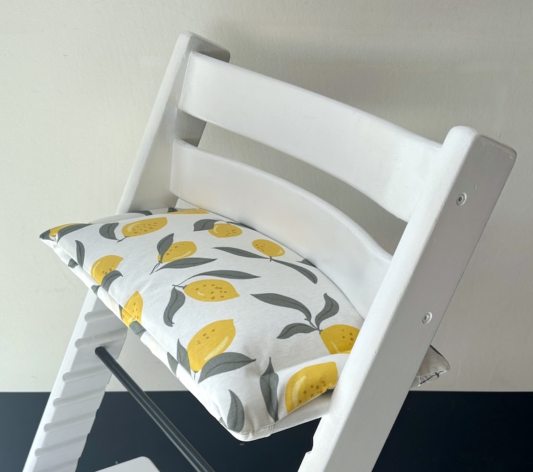 Lemon gecoat zitkussen voor de Tripp Trapp kinderstoel