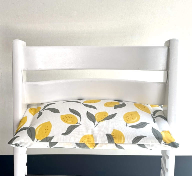 Lemon gecoat zitkussen voor de Tripp Trapp kinderstoel - Afbeelding 2