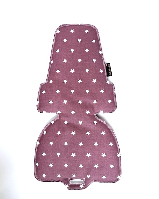 Vintage pink stars inlay kussen voor bobike mini