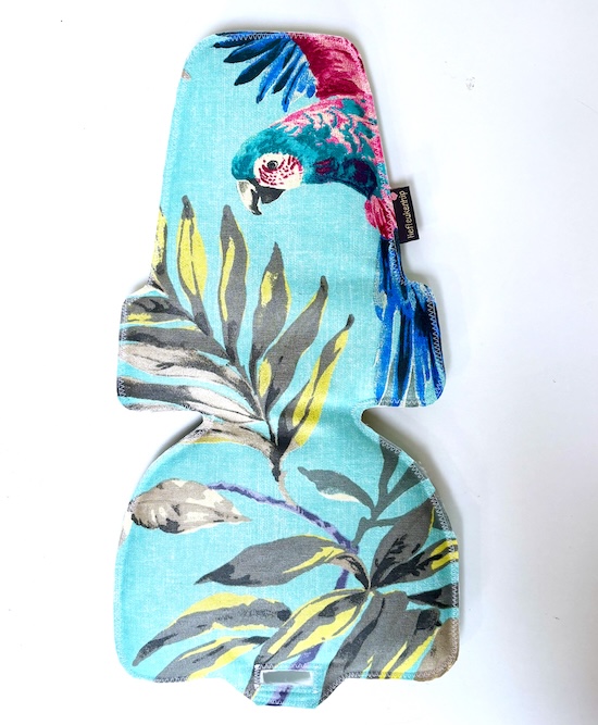 Tropical aqua inlay kussen voor de bobike mini