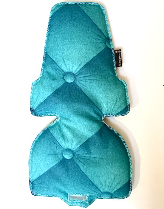 Petrol inlay kussen voor de bobike mini